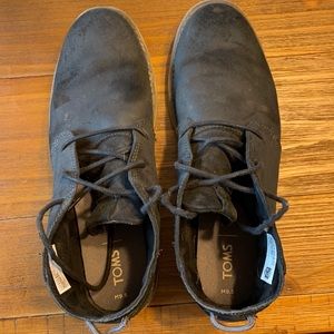 Pair of Toms chukka boots.